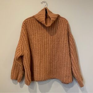 Free People Boxy Turtleneck Sweater